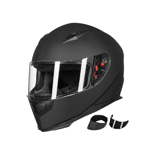 Full-Face Aerodynamic Performance Helmet – Dual-Visor Kit