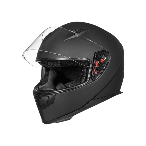 Full-Face Aerodynamic Performance Helmet – Dual-Visor Kit