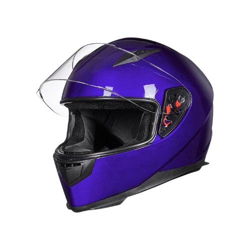Full-Face Aerodynamic Performance Helmet – Dual-Visor Kit