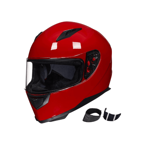 Full-Face Aerodynamic Performance Helmet – Dual-Visor Kit