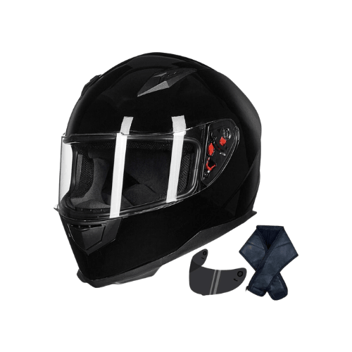 Full-Face Aerodynamic Performance Helmet – Dual-Visor Kit