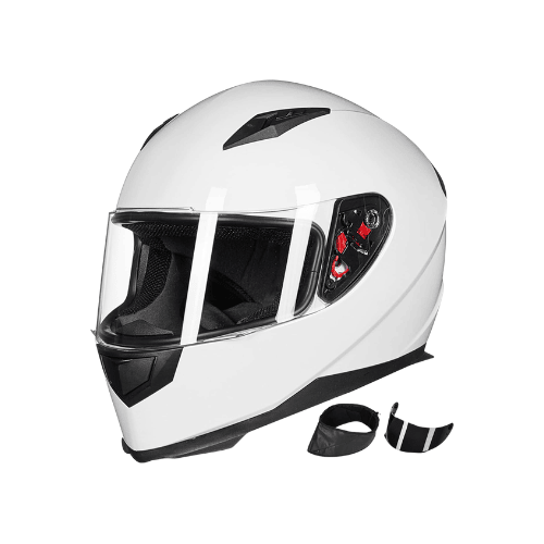 Full-Face Aerodynamic Performance Helmet – Dual-Visor Kit