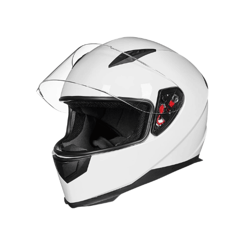Full-Face Aerodynamic Performance Helmet – Dual-Visor Kit