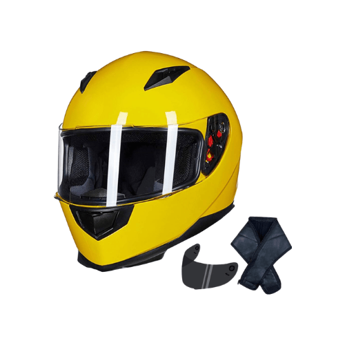 Full-Face Aerodynamic Performance Helmet – Dual-Visor Kit