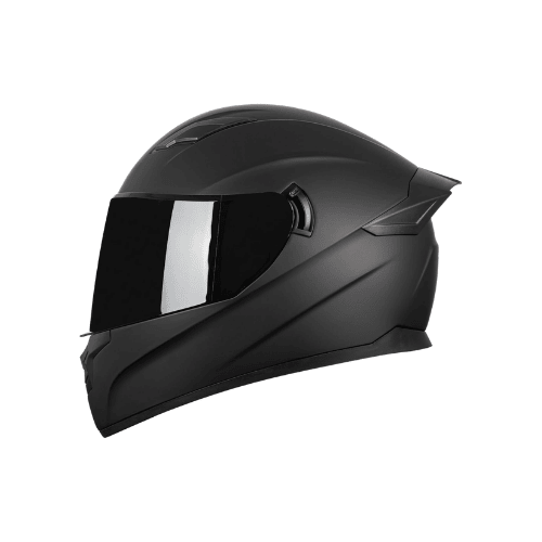 Full-Face Aerodynamic Street Helmet – Iridescent Dual Visor System