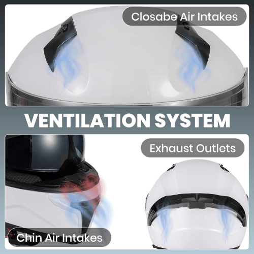 Full-Face Multi-Sport Helmet – Dual-Visor System