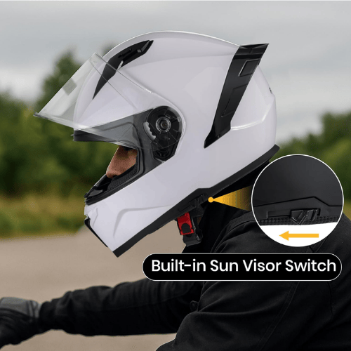 Full-Face Multi-Sport Helmet – Dual-Visor System
