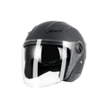 Adult 3/4 Open Face Metropolitan Helmet – Integrated Double Visor