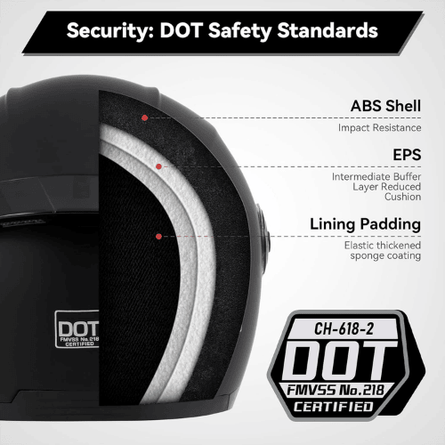 Adult 3/4 Open Face Metropolitan Helmet – Integrated Double Visor