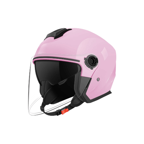 Adult 3/4 Open Face Metropolitan Helmet – Integrated Double Visor