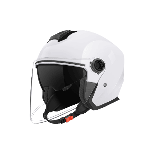 Adult 3/4 Open Face Metropolitan Helmet – Integrated Double Visor