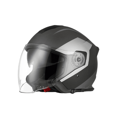 Elite 3/4 Open-Face "Demi-Jet" Helmet – Double Visor System